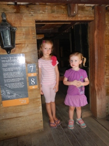 This door was just the right size for the girls!